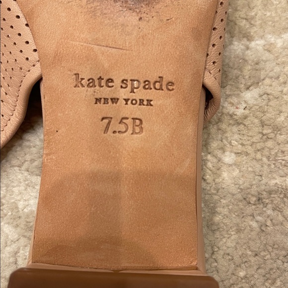 Kate Spade - Veronica Perforated Leather
Slingback Flats Size 7.5 B - Picture 11 of 13